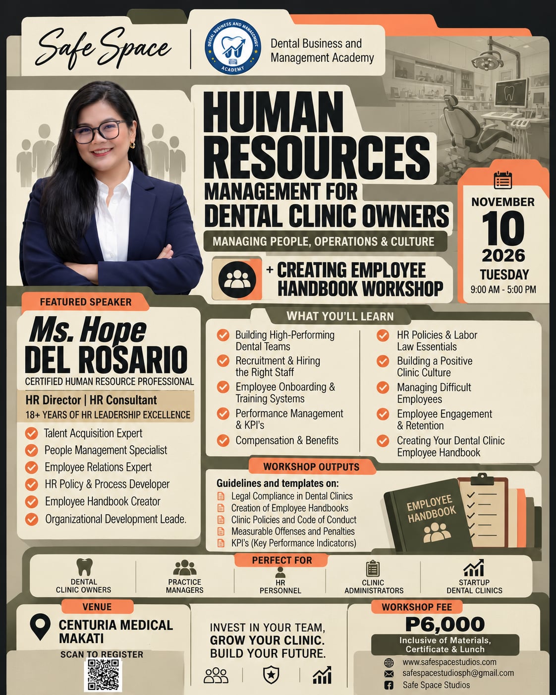 HR Management for Dental Clinic Owners | November 10