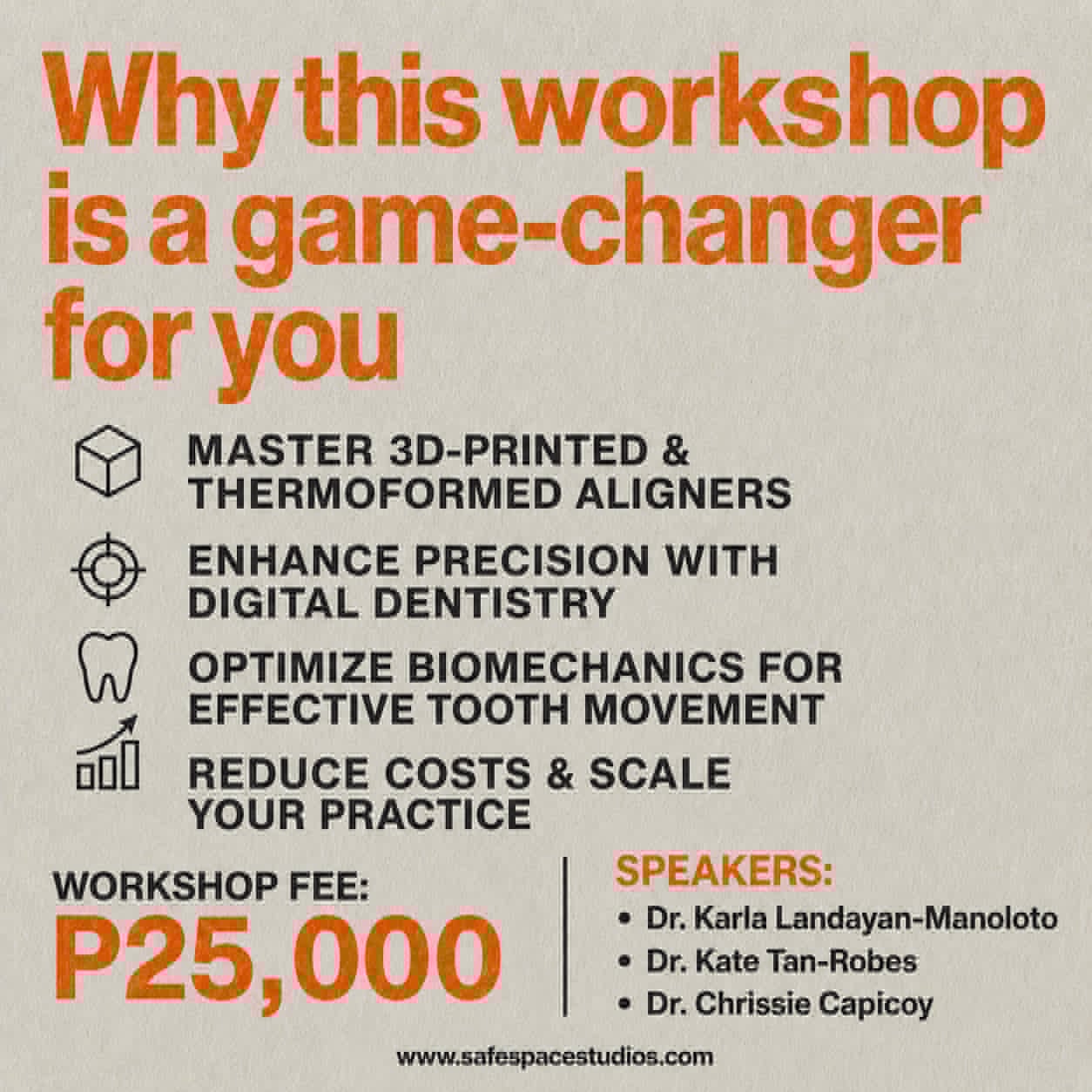Clear Aligners Workshop - Makati (July 30-31)