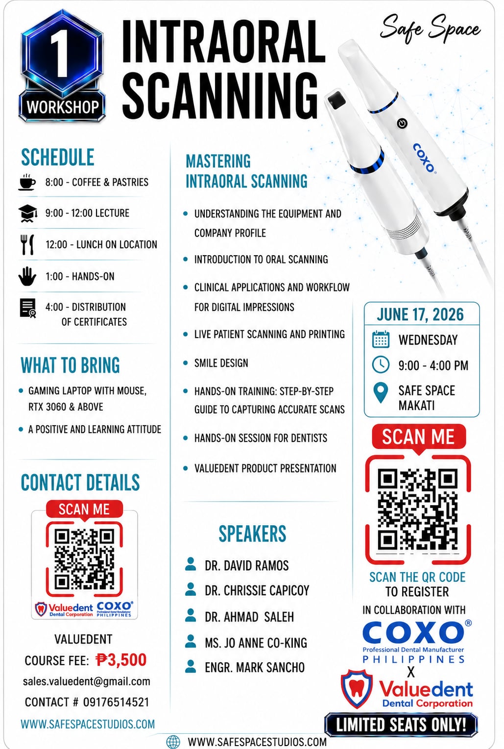 Intraoral Scanning (1-Day Workshop)
