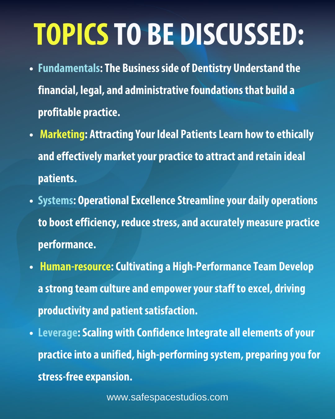 Business Basics that will Transform your Practice: Batch 10