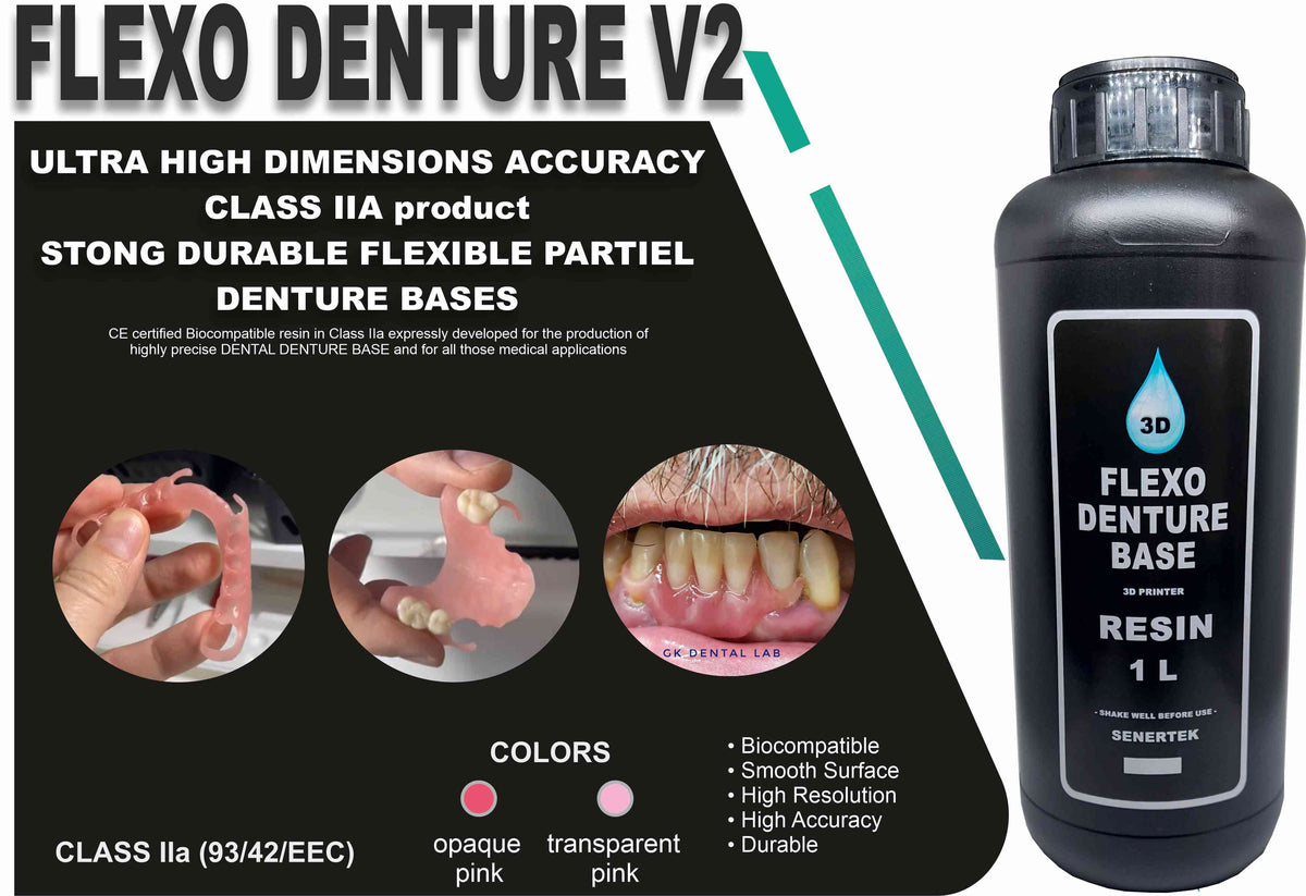 Senertek Flexible Denture Base Resin