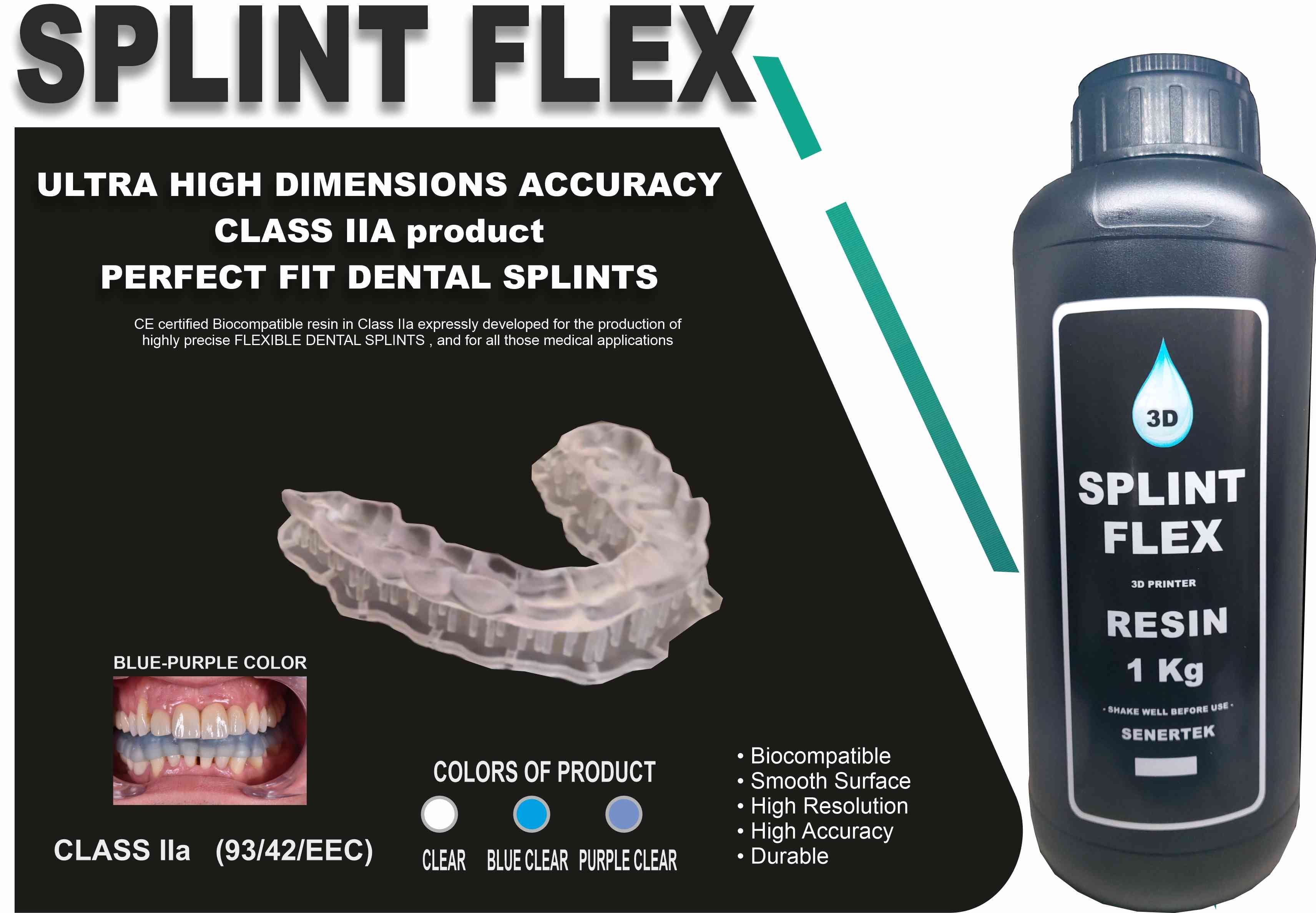 Senertek Splint Flex Resin – Safe Space Studios